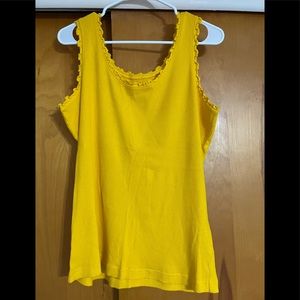 XL Bright yellow tank top